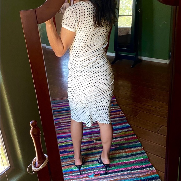 🌻 [Vintage] Balenciaga polkadot silk dress - Picture 5 of 8